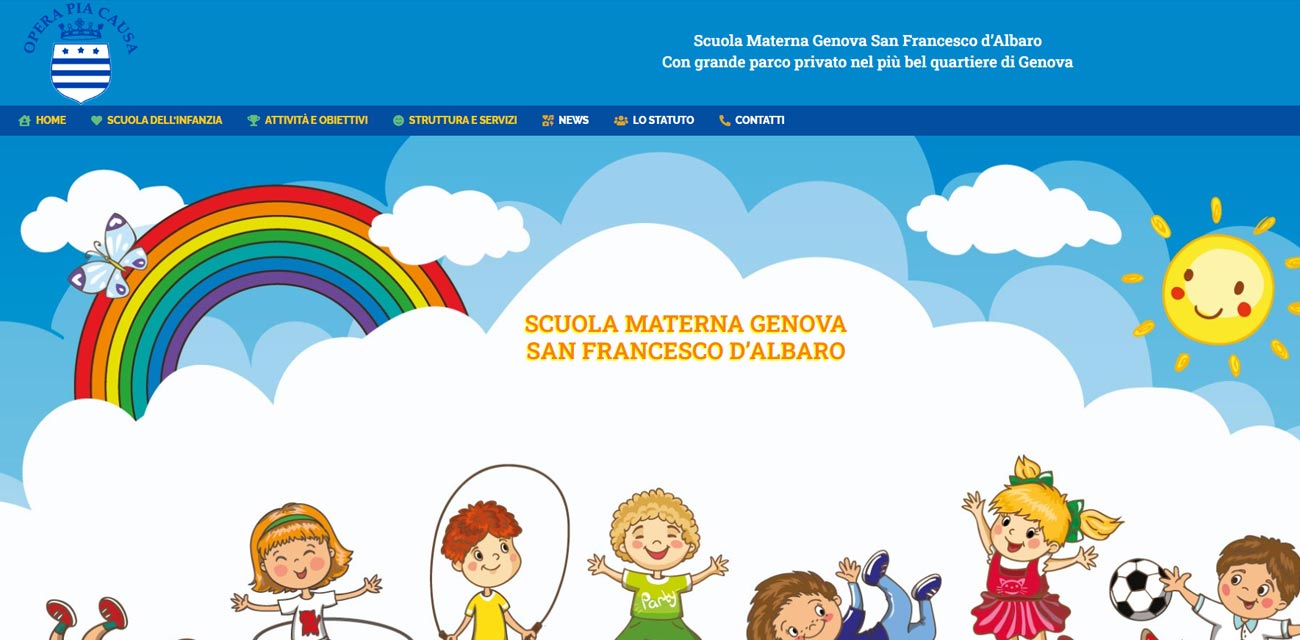 Sito web Scuola materna asilo Genova